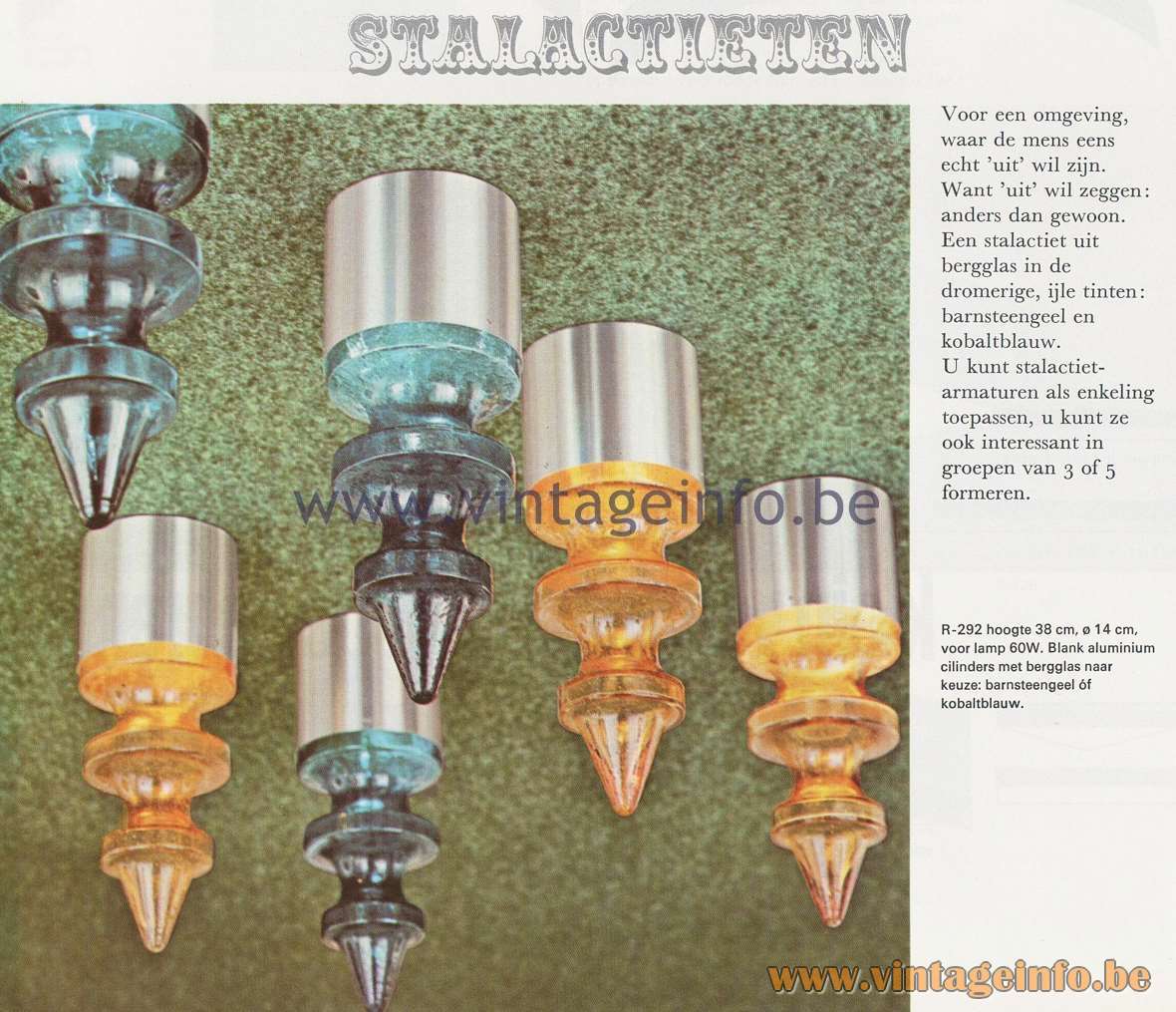 Raak Amsterdam Stalactieten designer: Nanny Still glass produced by Val Saint Lambert 1950s 1960s