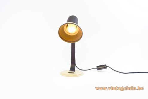 Beige 1970s Desk Lamp 4