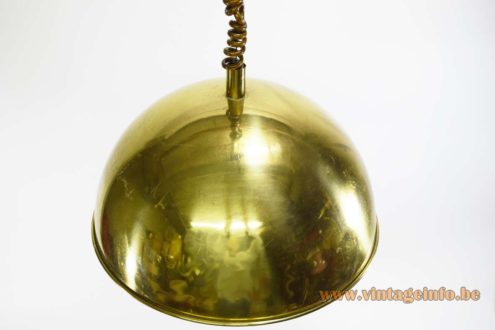 Brass Dome Pendant Light 6