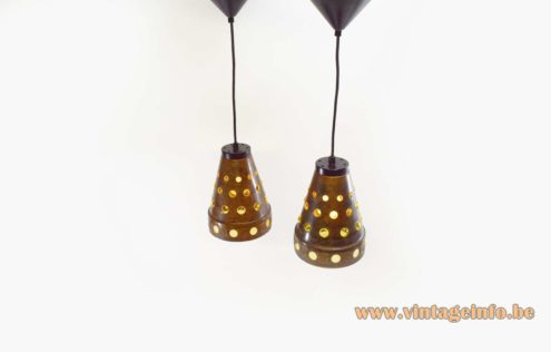 Burned Copper Glass Pendant Lamp 7
