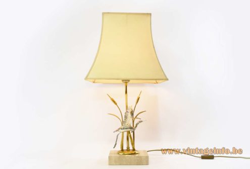Cattails Heron Table Lamp 1
