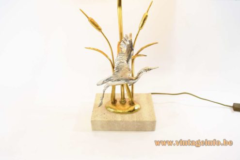 Cattails Heron Table Lamp 2