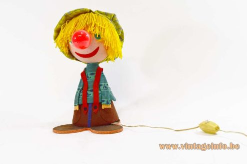 Felt Clown Table Lamp 2