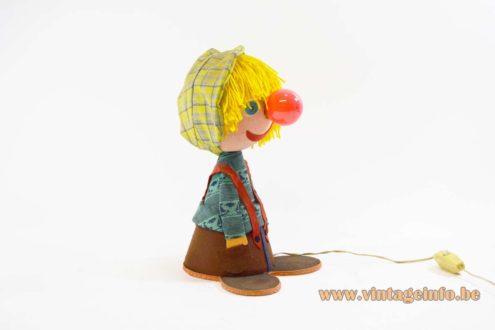 Felt Clown Table Lamp 4