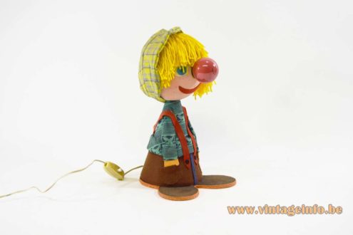 Felt Clown Table Lamp 7