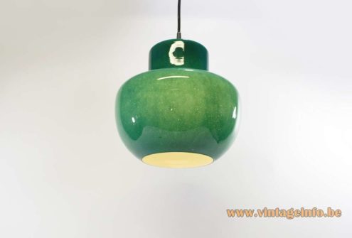 Green Glass Pendant Light 2