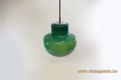 Green Glass Pendant Light 3