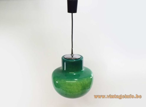 Green Glass Pendant Light 5