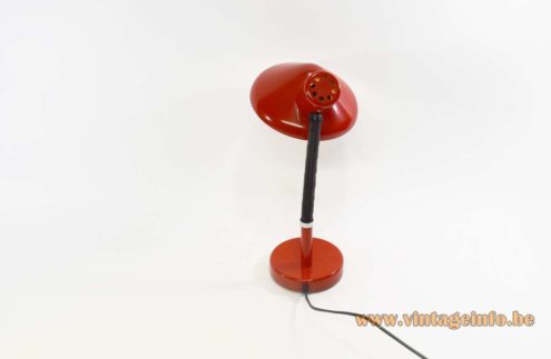 Red 1970s Desk Lamp 3