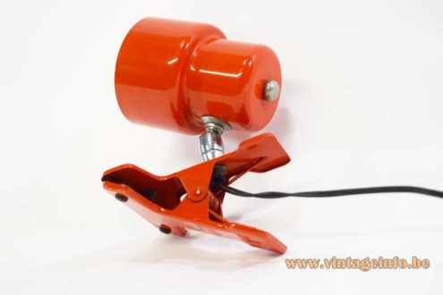 Red Clamp Lamp 4