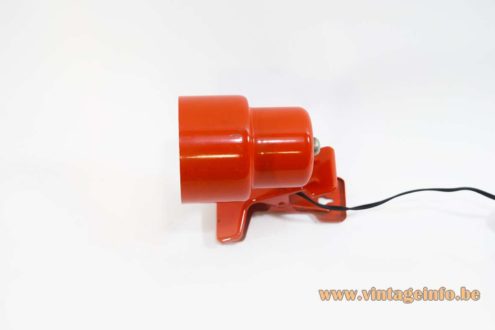 Red Clamp Lamp 5