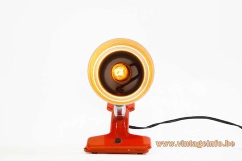 Red Clamp Lamp 7