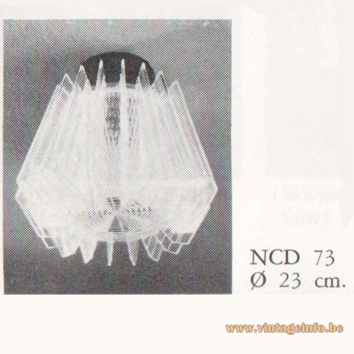 1967 Philips Slats Pendant Lamp NCD 73 clear plastic acrylic aluminium cylinder tube Philips 1970s MCM