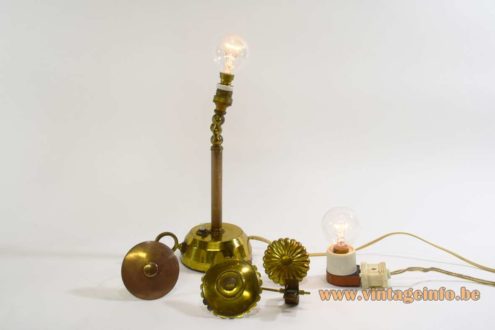 1950s Candlestick Lab Lamp 5