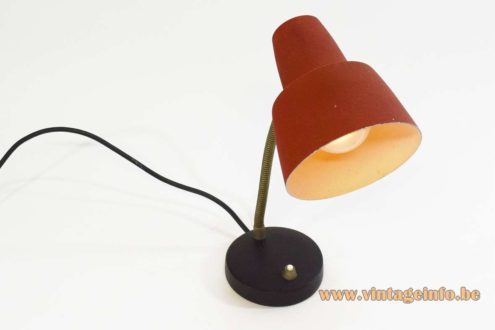 1960s Wrinkle Paint Desk Lamp 10