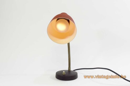 1960s Wrinkle Paint Desk Lamp 6