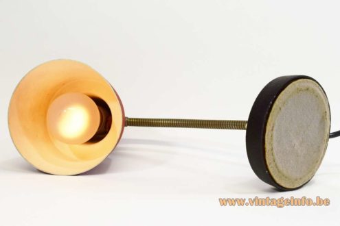 1960s Wrinkle Paint Desk Lamp 7