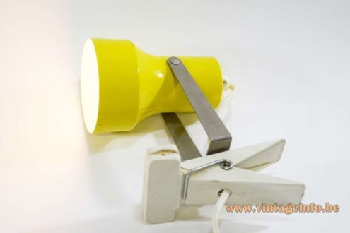 1970s Clothespin Clamp Lamp 2