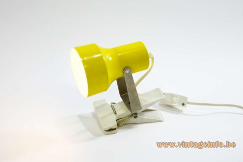 1970s Clothespin Clamp Lamp 5