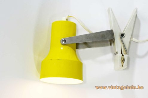 1970s Clothespin Clamp Lamp 7