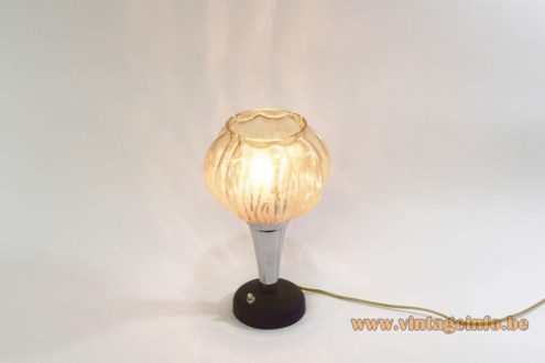 Black And Chromed Metal Table Lamp 3