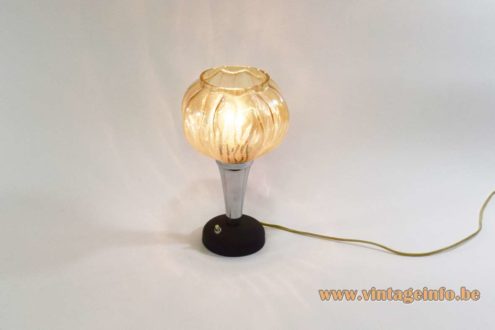 Black And Chromed Metal Table Lamp 4