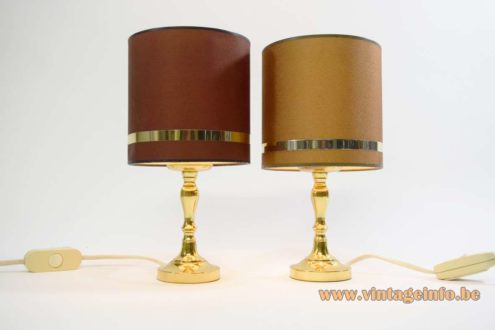 Boulanger Brass Bedside Lamps 2