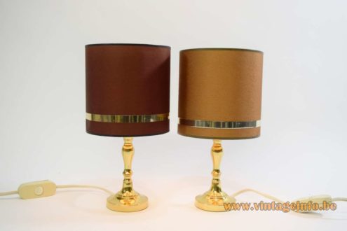 Boulanger Brass Bedside Lamps 3