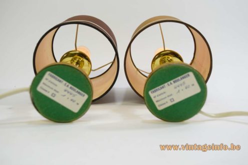 Boulanger Brass Bedside Lamps 4