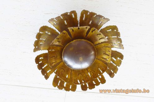 Svend Aage Holm Sørensen Brass Flush Mount 1