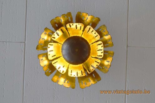 Svend Aage Holm Sørensen Brass Flush Mount 2