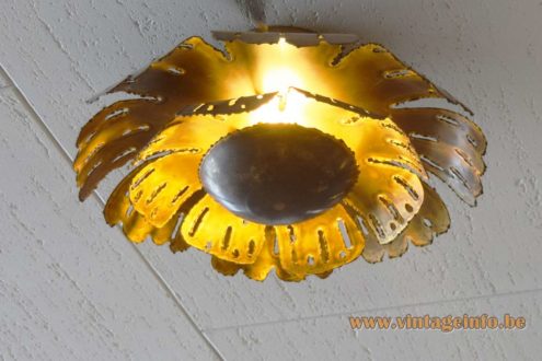 Svend Aage Holm Sørensen Brass Flush Mount 5