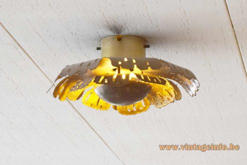 Svend Aage Holm Sørensen Brass Flush Mount 6