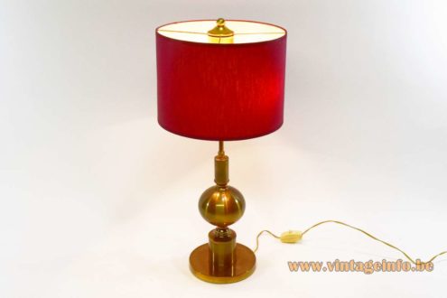 1960s Brass Table Lamp 8