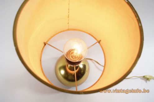 1970s Gold Sphere Table Lamp 3