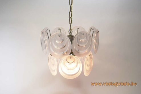 Aro Leuchte Acrylic Discs Chandelier 2