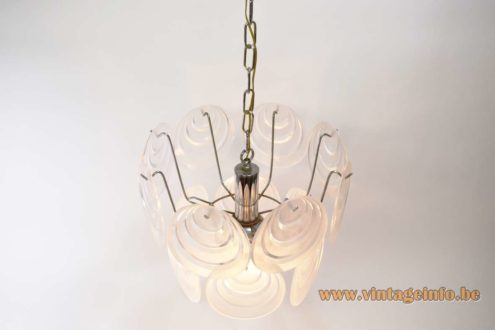 Aro Leuchte Acrylic Discs Chandelier 3