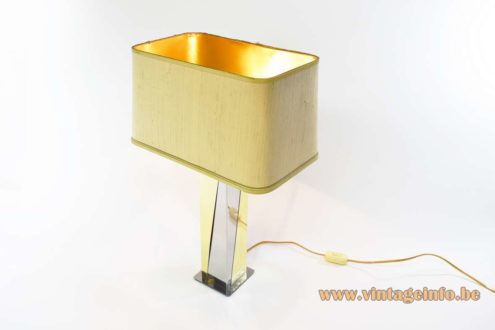 Brass And Stainless Steel Table Lamp 6