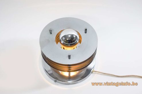 Chromed Saturn Wall Lamp 4