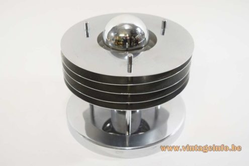 Chromed Saturn Wall Lamp 9