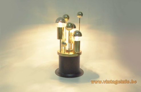 Doria Brass Satellite Flush Mount 3