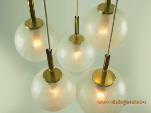 Doria Glass Globes Cascading Chandelier 4