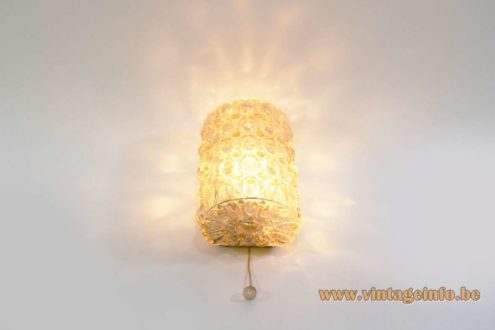 Glashütte Limburg Amber Glass Wall Lamp 2