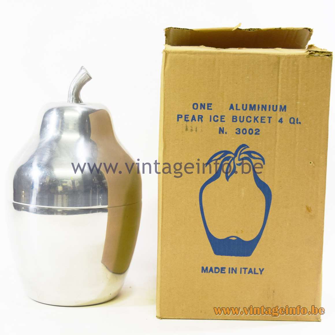 Pear Ice Bucket With Box - Made In Italy