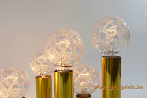 S.A. Boulanger Brass Flush Mount 4