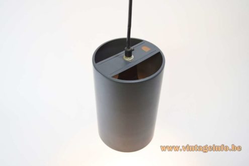 1960s Philips Cylindrical Pendant Lamp 3