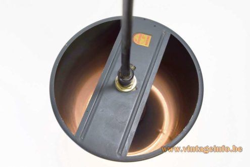 1960s Philips Cylindrical Pendant Lamp 7