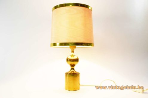 1970s Brass Table Lamp 1