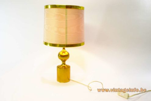 1970s Brass Table Lamp 4
