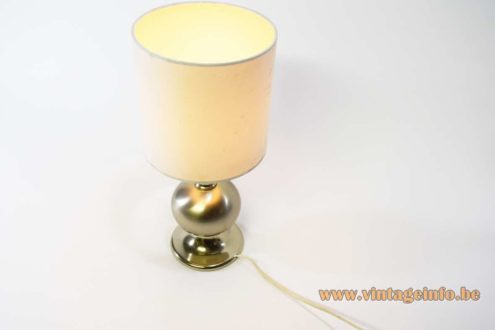 1970s Chromed Ball Table Lamp 5